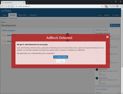 AdBlock Detection [anti-AdBlock] (2.0.5)